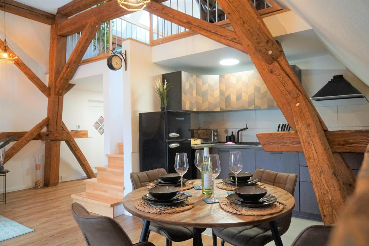 Galerie-Wohnung I Sanierter Pferdestall I Europapark I Boxspring I Nespresso Kippenheim Extérieur photo